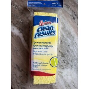 NEW Quickie Automatic Sponge Mop Refill 0442CR Clean Results Fits 045CR Type S